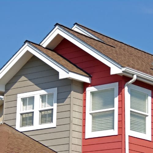 sunset in the suburbs