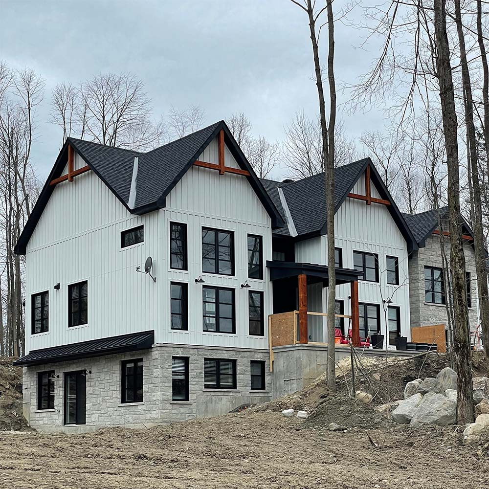 sunset in the suburbs